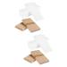 Magiclulu wax bars 400 pcs wax papier wax pencil for hair removal wax stick for soft wax wax lanes waxing for hair growing wooden wax body