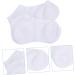Healeved 3 Pairs Protective Socks Natural Material Socks Dry Cracked Gel Socks Moisturising Gel Socks Sock for Dry Cracked Socks for Women Feet Care Women's Moisture Heel Socks Sebs White - Buy Online on SooperMarket.com