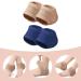 minkissy 2 Pairs Moisturizing Heel Socks Open Toe Socks Cracked Gel Heel Protector Toeless Spa Socks Heel Repair Socks Footcare for Dry Hard Cracked Skin B - Buy Online on SooperMarket.com
