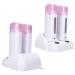 Double Depilatory Heater & Wax Roller Set | Portable Roll-On Wax Warmer for Hair Removal | EU-Compatible for Men & Women - Buy Online on SooperMarket.com