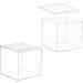 Clear Acrylic Display Boxes with Lid - 4.7x4.7x4.7 Inches for Candy, Jewelry, Coins & Crafts - Buy Online on SooperMarket.com