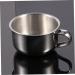 Beavorty Stainless Steel Headdress Fairy Razor Shell - Mini Shaving Bowl & Cup for Men | Soap & Lipstick Bag Included - Buy Online on SooperMarket.com