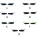 Dajidafu 4 Pairs Eyeliner Decal Eyelash Sticker Lady Accessories Self-adhesive Dating Prop Multipurpose Makeup Tool Eyelashes Type 4 - Buy Online on SooperMarket.com