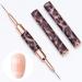 FOMIYES Real Hair Side Fringe Pen Nail Art Drawing Line Pen Double-end Nail Art Pen Nail Painting Pen Flamingo Scrunchies - Buy Online on SooperMarket.com