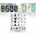 Alexnailart Feathers Bird Eagle Design Stamping Plate - Nail Art Stamping Template (ZO008) - Buy Online on SooperMarket.com