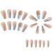 yilin 1Set Star Moon Color Blocking Wearable Nail Sea Salt Macaron Color Clear Diamond Model