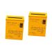 OSALADI 2pcs Box Creative Decoration Mail Wall Post Propyellow Photo Home Ornament Yellowx2pcs mediumx2pcs