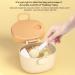FIACVRS Baby Milk Powder Dispenser with Spoon - Large Capacity, Detachable, Yellow - Buy Online on SooperMarket.com