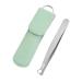 NOLITOY 1set Stainless Steel Nose Hair Clip Nose Trimming Small Nose Hair Tweezer Hair Plucker Hair Trimming Tool Trimmer for Nose Hair Precision Slant Hand Tools Nose Hair Portable 9.9x1cm Green