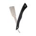 Beard blade holder stainless steel foldable manual hairdresser rasi meter stand razor holder with a straight edge beard cutter rack for men
