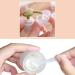 30 Pieces 5g Black Cosmetic Containers with Mini Spatula - Clear Sample Jars for Lotion Lip Balm & Cream | Perfect for Nail Accessories - Buy Online on SooperMarket.com