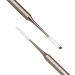 Osinee 2PCS Professional Stainless Steel Makeup Spatula Set - Essential Cosmetic Tools for Eyeshadow Nail Polish Wax & Foundations - Buy Online on SooperMarket.com