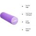 Maximo Fitness Fascia Roll - Medium Hard Massage Roller for Spine Back Legs & Arms (45x15 cm) - Ideal for Yoga Pilates & Post-Sport Recovery - Purple - Buy Online on SooperMarket.com