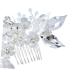 Didiseaon Clip Combs Teasing Comb Crystals Decor Straight Teeth Comb Leaf Comb Bridal Clip French Clips Wedding Headdress Rhinestones Bride - Buy Online on SooperMarket.com