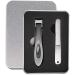 OUHUAN 2x Set Thick Toenail & Fingernail Cutter with Wide Opening Stainless Steel Silver & Black - Buy Online on SooperMarket.com