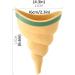 Female Urination Device - 1/2 Female Urinal Reusable Women Pee Funnel Portable Conch Ladies Standing Urinal Soft Conch Type Women Standing up to Pee Funnel Camping Hygiene Sanitation Products yellow - Buy Online on SooperMarket.com