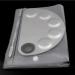 Stainless Steel 5-Well Makeup Palette & Spatula - Perfect for Cosmetic Blending - Buy Online on SooperMarket.com