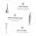 WOONEKY 6 Pcs Clip Mole Removal Scissor Blackhead Pimple Removal Kit Comedone Silver Stainless Steel - Buy Online on SooperMarket.com