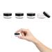 Sample Pots for Cosmetics 4 PCS 10 Gram Small Pots with Lids Make up Pots Little Pots with Lid Sample Jars with Lids Plastic Makeup Sample Containers BPA Free Makeup Pot