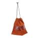 Baluue Hair Dryer Storage Bag Travel Supplies Hair Dryer Sack Drawstring Storage Pouch Suede Coffee 32x28x0.6cm Coffee