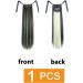 Prinfantasy Ponytail Extension | Long Straight Synthetic Wrap Around Hairpiece in Green Brown Ombre | Clip in High Heat Hair Extension 22 inch - Buy Online on SooperMarket.com