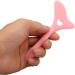 Eyebrow Pencil Stencil Resusable Silicone Eyeliner Tool Multifunctional Tail Spoon Flexible Eyeliners Template for Makeup(Pink) - Buy Online on SooperMarket.com