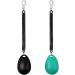 OYEFLY Dog Training Clicker with Wrist Strap - Durable Lightweight Easy to Use Pet Training Clicker for Cats Puppy Birds Horses. Perfect for Behavioral Training 2-Pack (Black and Water lake blue) - Buy Online on SooperMarket.com