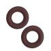Harilla 2pcs Eyeglass Ear Grips Non-Slip Ear Clips Temple Tip Sleeve Holder Comfortable for Eyeglasses Kids Adults Brown