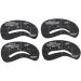 24pcs 6 Sets eyebrows shape eyebrow templates stencils Eyebrow stencils mold cosmetic card - Buy Online on SooperMarket.com