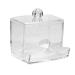 Q tips cotton swab holder-Q TIP cotton stick donor holder acrylic pharmacist washbasin organizer sockets for cotton pads cotton swabs qtip make-up pads cosmetics