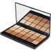 Graftobian Glamour Cr me Ultra HD Foundation Super Palettes - Foundation Palette  Contour Makeup  Foundation for Professional Makeup Kit  Face Makeup for Full Coverage - Warm Color Warm 1 Piece Set