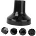 Baluue 3 Pcs Hair Styling Hood Protective Cover Salon Hair Dryer Cover Hair Dryer for Curly Black Abs 16x15cmx3pcs Blackx3pcs - Buy Online on SooperMarket.com