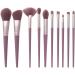 DFHBFG Makeup Brush Set - 10 Soft Hair Brushes for Blush Powder & Foundation | Universal Long Pole Design - Buy Online on SooperMarket.com