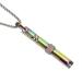 Anxiety Necklace Luwrevc Relief Anxiety Stress Breathing Calming Whistle Necklaces Meditation Mindful Spiritual Items for Men Women Reduce Stress Relaxation Quit Smoking Black Stainless Steel Necklace Multi