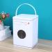 ISAKEN Washing Powder Storage Metal Laundry Powder Storage Box Washing Powder Bucket Detergent Box Laundry Detergent Dispenser Laundry Powder Storage Box Container White - Buy Online on SooperMarket.com