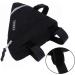 Buy Qitidasen Waterproof Bicycle Triangular Bag - Reflective Double-Sided Front Tube Frame Pocket (Black) for Safe Night Riding | International Shipping Available - Buy Online on SooperMarket.com