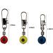 Fishing Line Sinker Slides Float Connector Rolling Swivels with Snaps 60pcs/box - Red/Yellow/Blue - Buy Online on SooperMarket.com