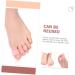 FOMIYES Double Hole Toe Splitter Hammer Straightener & Pedicure Tools - 12pcs | Bunion Orthopedic Toe Separator & Foot Valgus Protector - 5.6x2cm - Buy Online on SooperMarket.com