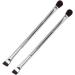 Slanted Eyebrow Brush Professional Double Ended Ergonomic Silver Portable 2pcs Eyeshadow Brush Makeup for Party - Buy Online on SooperMarket.com