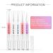 Shelloloh Cuticle Oil Set - Nourishing Dry Cuticles, 5 Flavor Revitalizer Pen with Soft Brush - 10pc Nail Care Kit - Buy Online on SooperMarket.com