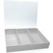 Portable Acrylic Case For Prevent Dust And Dirt Maintain The Cleanliness Suitable For Salons And Personal Use Adjustable Storage Solution Light Grey - Buy Online on SooperMarket.com