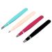 rahl 4 pieces hair eyebrow tweezers stainless steel precision tweezers fine hair puller beauty tool