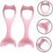 BELLIFFY 2pcs Mascara Brush Eyeliner Applicator Tool Massaging Eye Mask Eyeshadow Stencil Pink - Buy Online on SooperMarket.com