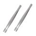 BinaryABC Stamp Tweezers Philately Collector Tools 2pcs (Silver)