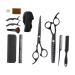 NOLITOY 1 Set Set Hairdressing Hair Clippers for Hair Black Outfit Haircut Tools Kit Flat Teeth Black Black Suits Paint Accessories