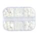 Flower Nail Art Glitters DIY 3D White Floral Nail Stud Sequins for Salon Gift Flower Nail Glitters