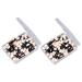 Mikinona 100 Pcs Eyeshadow Makeup Makeup Tools Makeup Application Brushes Cosmetic Size 2 Black