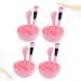 Didiseaon 4sets Facial Mud Brush Cream Applicator Bowl Stick Brush Facial Mask Brush Make up Kit Facial Mask Spoon Facial Spatula Cosmetic Spatula Six Piece Set Mix Pink 15.5*9.2cm Pink - Buy Online on SooperMarket.com