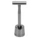 Integration safety razor men Servant brass handle double edge razor razor with base for facial care (black)