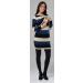 Zeta Ville Maternity Nursing Knitted Tunic Crew Neck Cut Out 453 Beige - Size 8-10 - Buy Online on SooperMarket.com